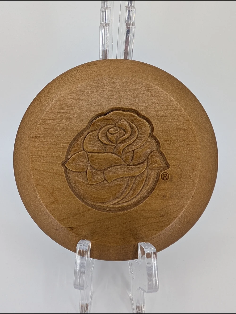 Longaberger 2004 Pasadena Tourn. Roses Sweetheart Basket/Liner/Lid/Tie-On/Prot.